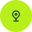 Grünes Standortsymbol
