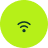Grünes WLAN-Symbol